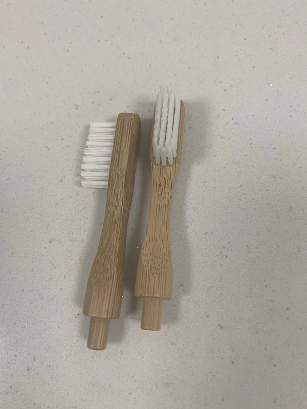 Bamboo toothbrush refill- 2 pieces